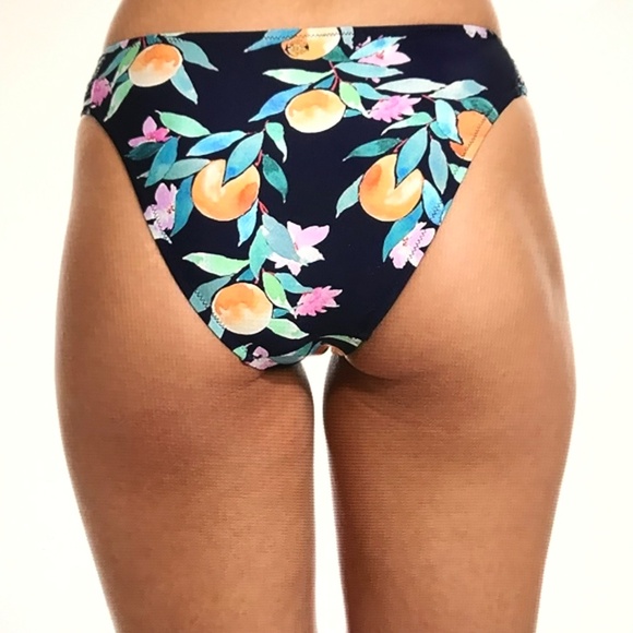 SUNSHINE 79 Bikini Swimsuit 2 Piece Peace Love & Peaches Bandeau Hipster Size 8 - Picture 10 of 15